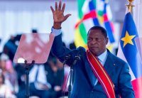 Perezida Touadéra yarahiriye kuyobora Santarafurika ashima by'umwihariko Ingabo z'u Rwanda