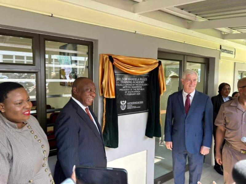 Perezida Ramaphosa wa Afurika y'epfo yafunguye ishuri ryitiriwe Nelson Mandela